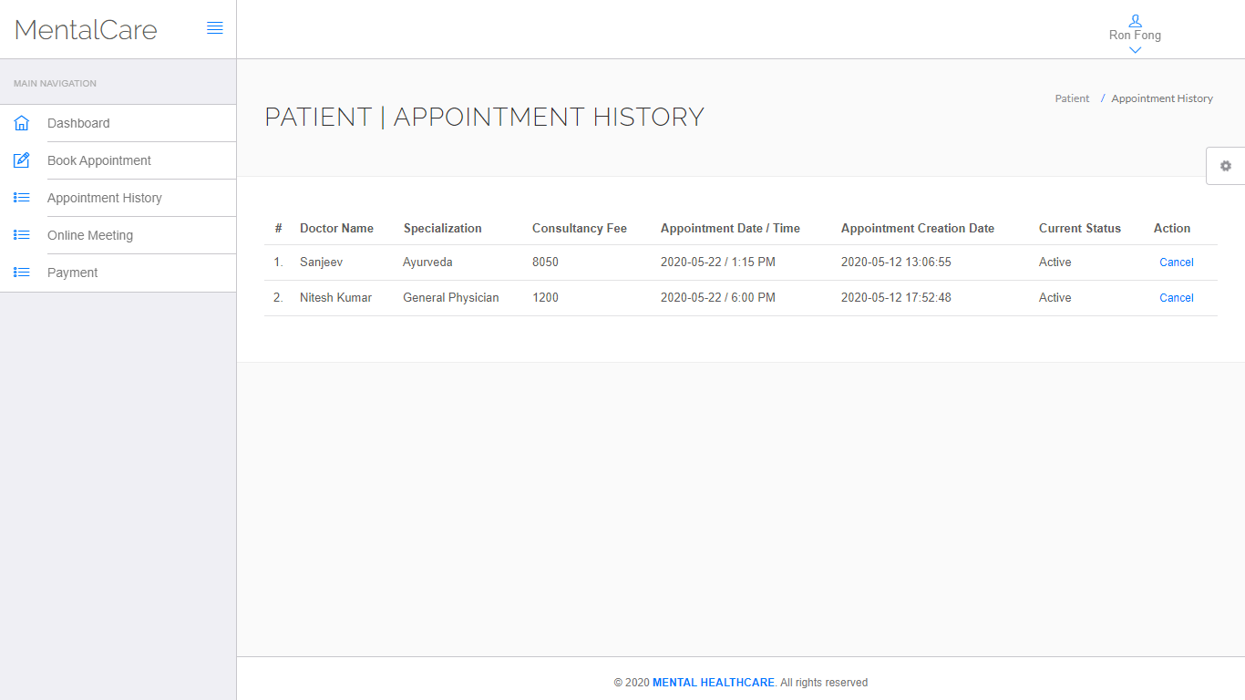 Healthcare App 2 — Anron Solutions
